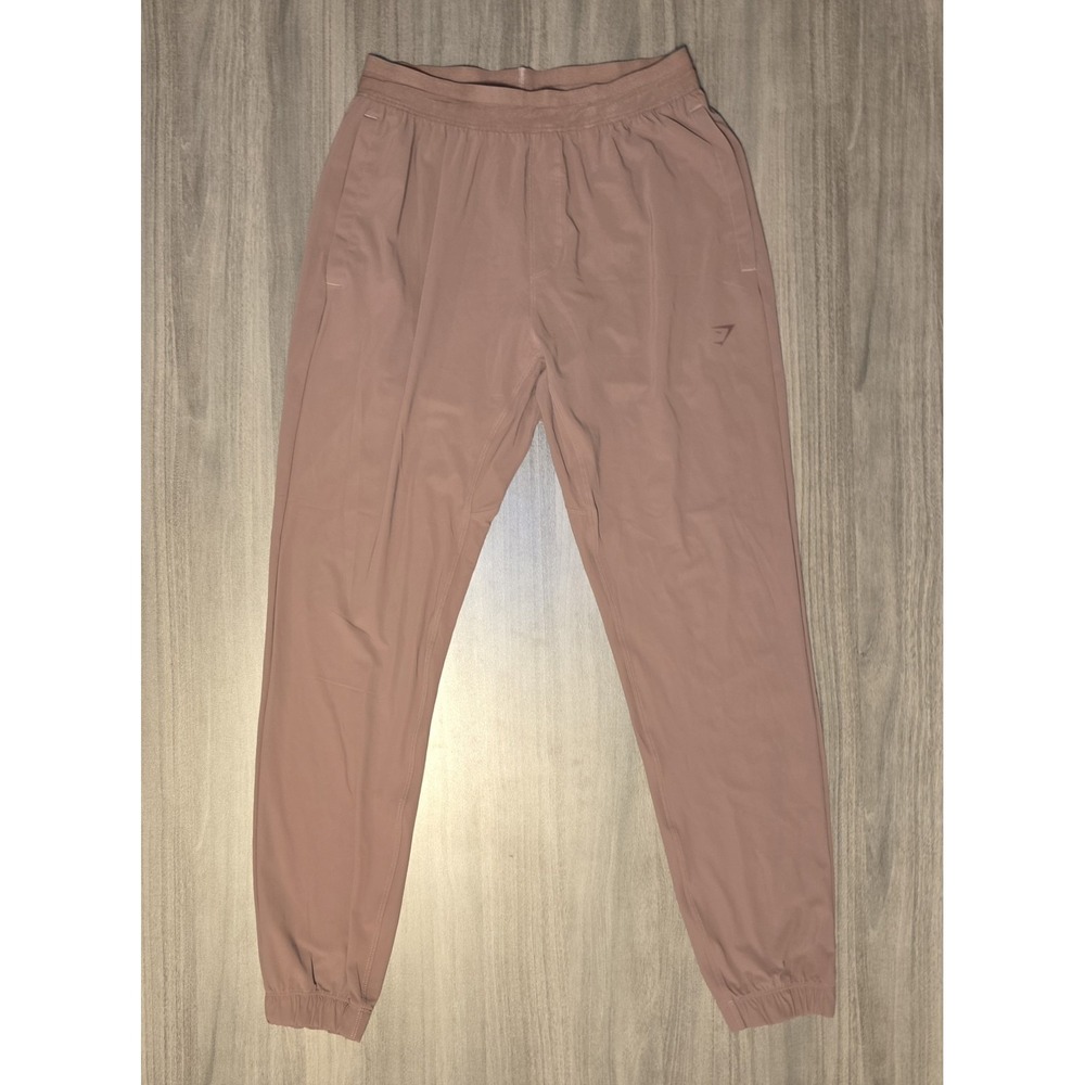 Gymshark Dusty Rose Joggers Pants Drawstring Workout Athleisure Yoga Pilates SzS